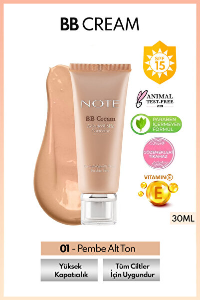 NOTE Bb Cream Spf 15 Intensive Coverage with Moisturizing Effect Bb Cream - 0...
