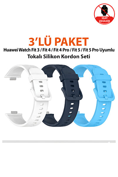 Dexmon Huawei Watch Fit 3 / Fit 4 / Fit 4 Pro / Fit 5 / Fit 5 Pro Uyumlu Toka...