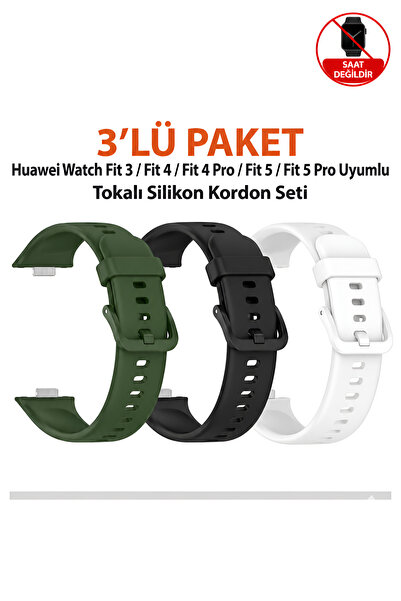 Dexmon Huawei Watch Fit 3 / Fit 4 / Fit 4 Pro / Fit 5 / Fit 5 Pro Uyumlu Toka...