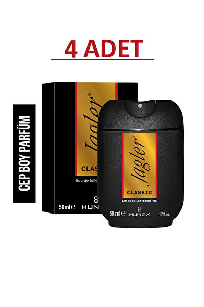 Jagler Classıc Cep Boy Parfüm 50 Ml 4 Adet