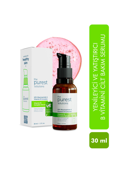 The Purest Solutions Yenileyici Ve Yatıştırıcı B Vitamini Cilt Bakım Serumu 3...