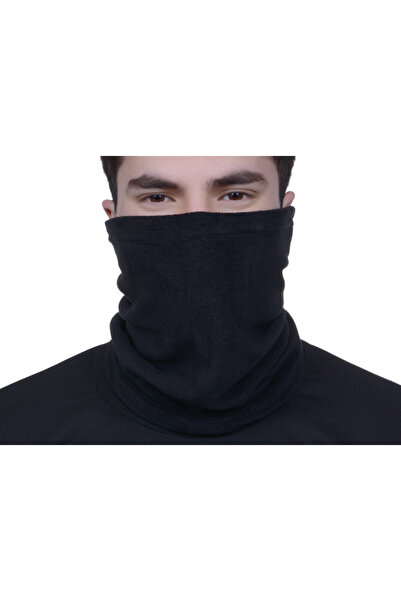 e taktik Siyah Polar ipli Extreme Fonksiyonel Boyunluk / Bandana / Bere