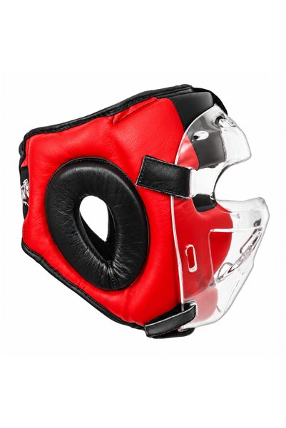 Dragondo Adult 11750 Leather Masked Boxing Helmet Muay Thai Kick Boxing Dragon Helmet Head Protector Head Guard