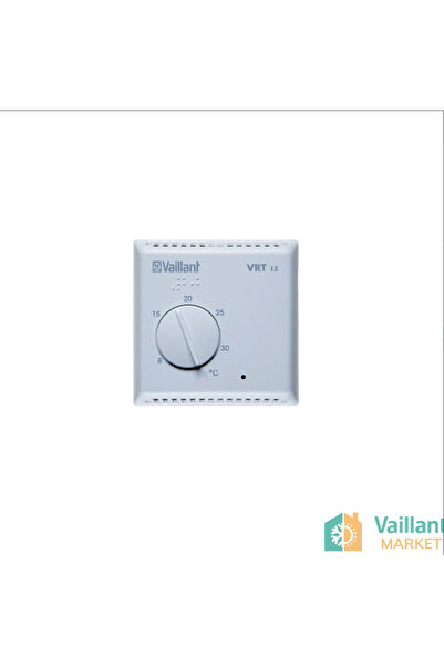 Vaillant VRT 15 Kablolu Oda Termostatı (Elektrik için Kablo çekilmelidir.)