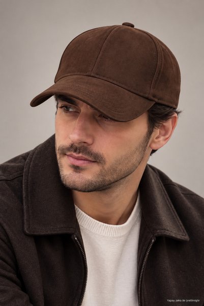 ZERAMİNE Süet Şapka Unisex Düz Basic Spor Kep Günlük Ayarlanabilir Baseball Cap