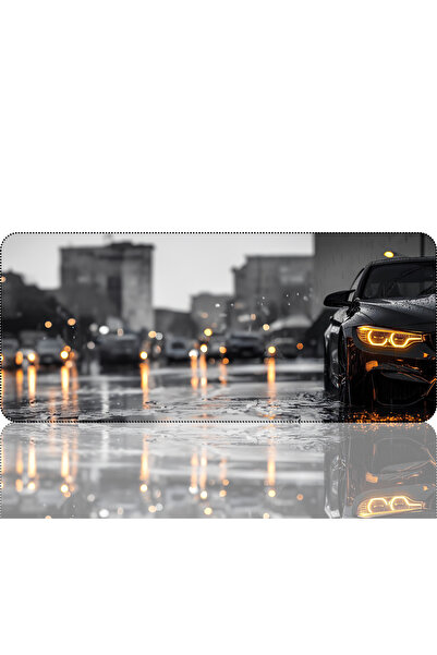 BLS 70x30 Cm Dikişli Kenar Büyük Boy Oyuncu Gaming Mouse Pad Kaymaz Kauçuk Ta...