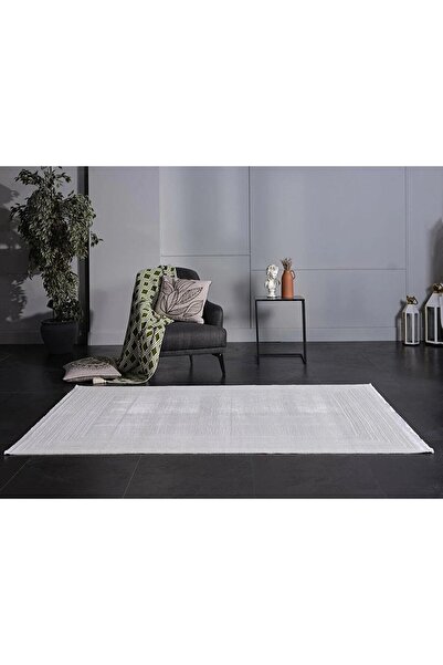 GÜMÜŞSUYU Venita 11976 Beyaz Modern Salon Halısı Oturma Odası Halısı