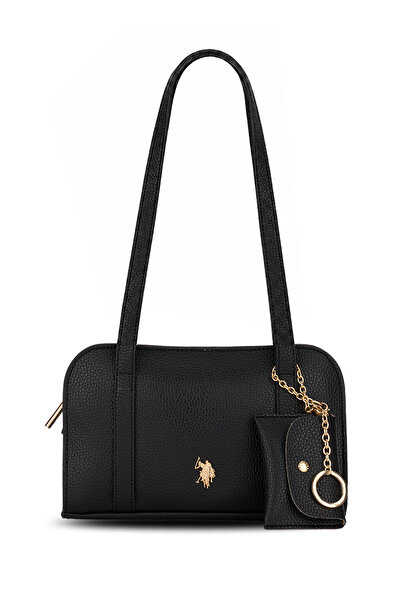 U.S. Polo Assn. Black Women's Shoulder Bag Us26546