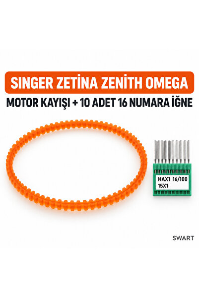 Swart SİNGER ZETİNA ZENITH OMEGA TÜM DİKİŞ MAKİNELERİ İLE UYGUN MOTOR KAYIŞI ...