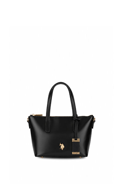 U.S. Polo Assn. حقيبة كتف نسائية سوداء Us26604