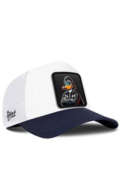 BlackBörk Duckside Logo Navy-White Trucker Hat