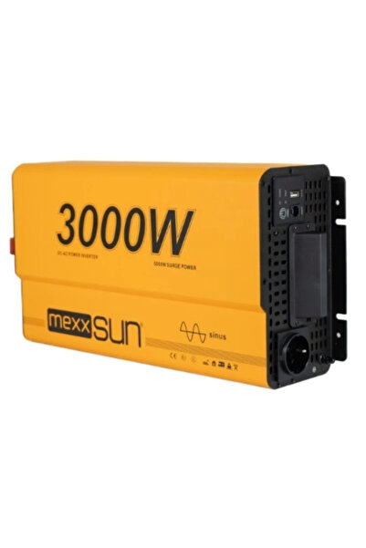 MEXXSUN 12 Volt 3000 Watt Tam Sinüs İnverter