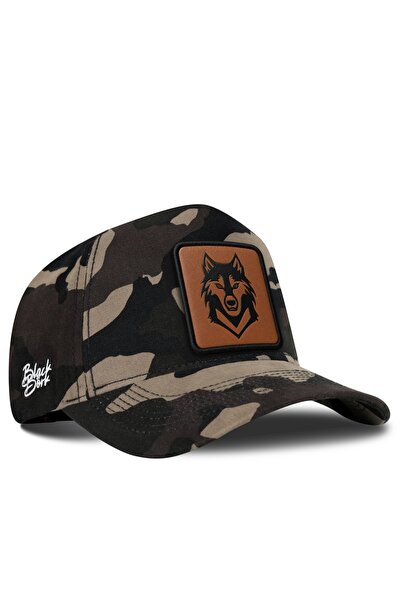 BlackBörk Wolf Logo Camouflage Baseball Cap