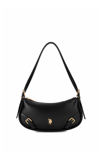 U.S. Polo Assn. حقيبة كتف نسائية سوداء Us26607