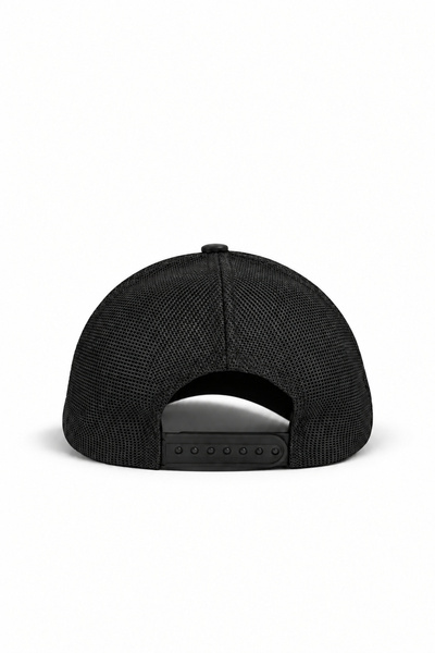 BlackBörk Șapcă Trucker Negru-Camel cu Logo Hustle
