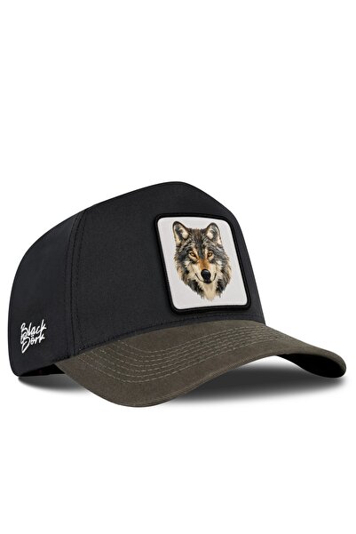 BlackBörk Kurt Logo Khaki-Black Baseball Cap