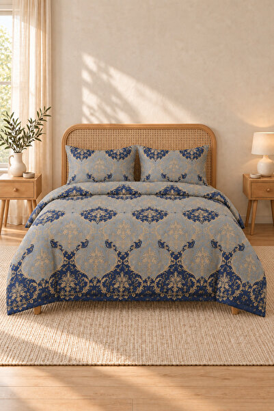 Boreas Home طقم غطاء لحاف مزدوج مرن من القطن من GÜLCE