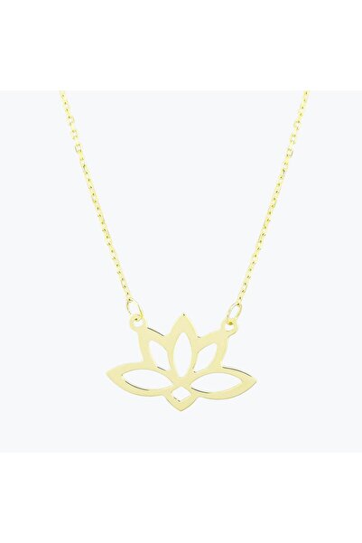 Altınbaş Altın Lotus Kolye