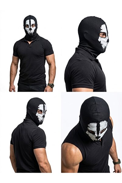 PRORIDER GHOST CALL OF DUTY COD GHOST BALAKLAVA ( MOTORCU MASKESİ )