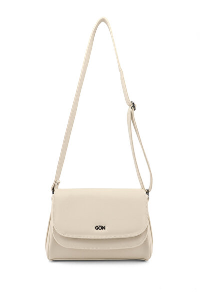 GÖNDERİ(R) Women's Beige Long Strap Shoulder Bag