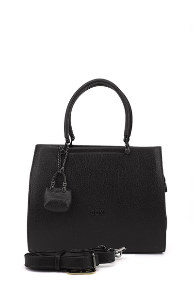GÖNDERİ(R) Women's Black Long Strap Hand and Shoulder Bag