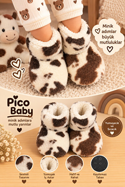 Pico Baby أحذية منزلية للأطفال والرضع ذات نعل غير قابل للانزلاق / أحذية منزلي...