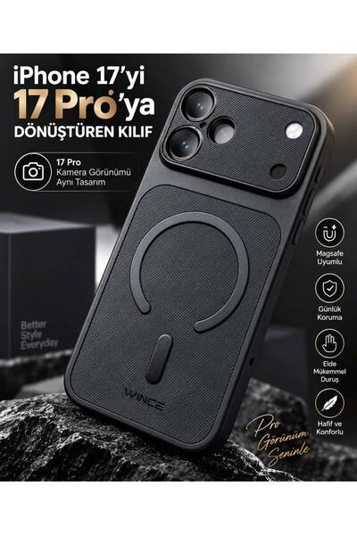 Case PREMİUM İPhone 17 – iPhone 17 Pro Dönüşüm Kılıfı