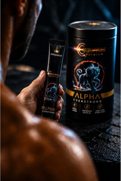 ALPHA EVERSTRONG Alpha Kuantum Kakaolu Ginsengli Premium Bitkisel Macun Saşet (12 Adetx12 GR)