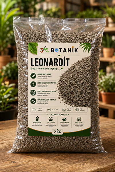 3A BOTANİK Leonardit, 2 KG, Hümik Madde Kaynağı, Doğal Toprak Düzenleyici ve ...