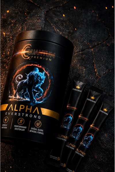 ALPHA EVERSTRONG Çikolatalı Ginseng Atom Güç Alpha Kuantum Premium Bitkisel M...