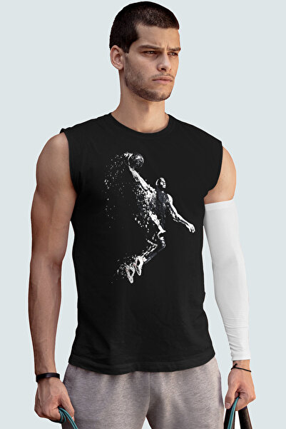 ROCKANDROLL Pro Slam crni rukav sa širokim izrezom | Muški bez rukava T-shirt...