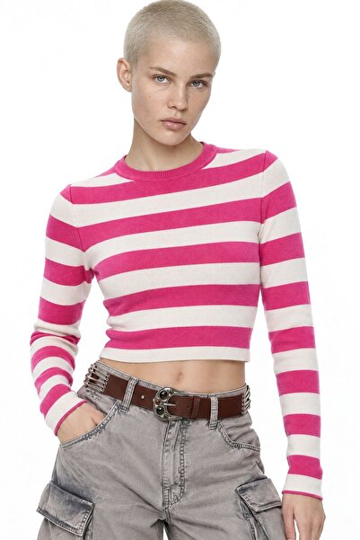 Hiccup Mixray Striped Knitted Sweater