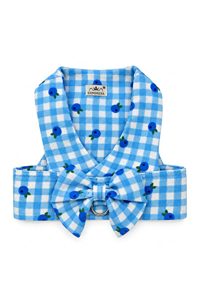 CONDELSA Removable Ribbon Dog Collar - 100% Cotton Muslin