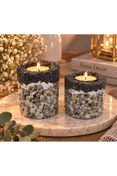 magnocandles Dekoratif tealight mumluk 2’li
