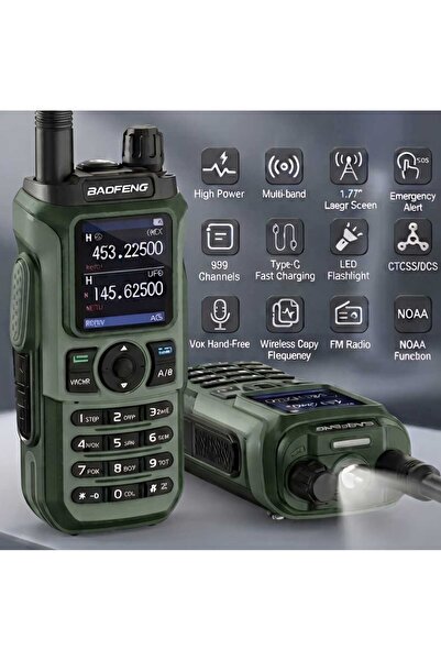 Genel Markalar UV 21 PRO V2 BAOFENG YEŞİL