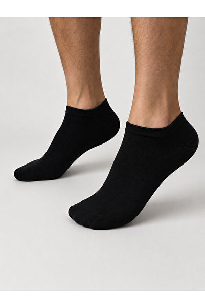 Genel Markalar Unisex Siyah Topuk Çorap