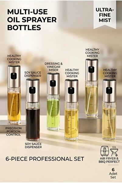HOME MODE Oil Sprayer for Cooking, 100ml Olive Oil Mister Spray Bottle, Glass...