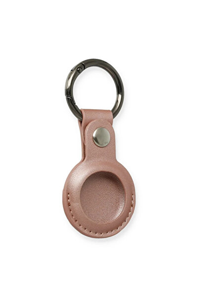 SS HOME CONCEPT Airtag keychain leather case - rose gold