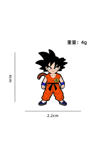 Choice3 Bandai 3484-3 NEW 1/4Pcs Dragon Ball series Sun Wukong badge bag, pen...
