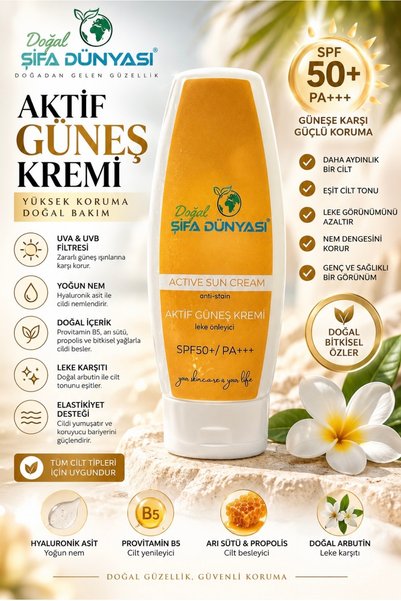 DogalSifaDünyası Sun Protective and Anti-Blemish Active Sunscreen 100ml