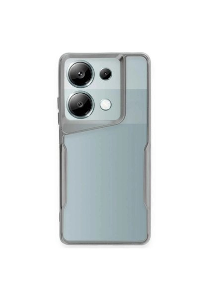 SS HOME CONCEPT غطاء حماية سيليكون لهاتف Xiaomi Redmi Note 13 Pro 4G - فضي