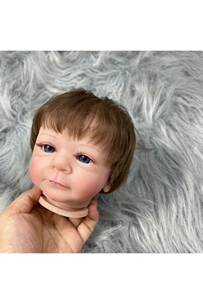 MRB With Blue Eyes 19 Inch Painted Reborn Doll Kit Felicia With Hair and Eyel...