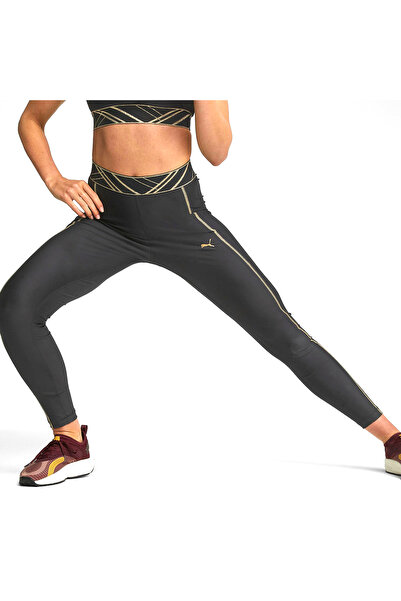 Puma Deco Glam High Waist High Waist Women's Black Sports Leggings 52225601