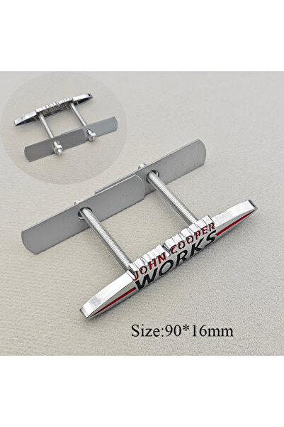 Choice10 G Chrome 90mm 3D Metal Logo John Cooper Works Embelm Car Grill Badge...