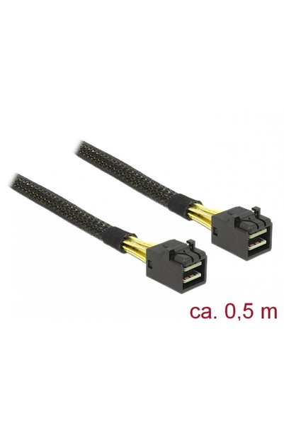 DELOCK Cablu Mini SAS HD SFF-8643 0.5m, 83386