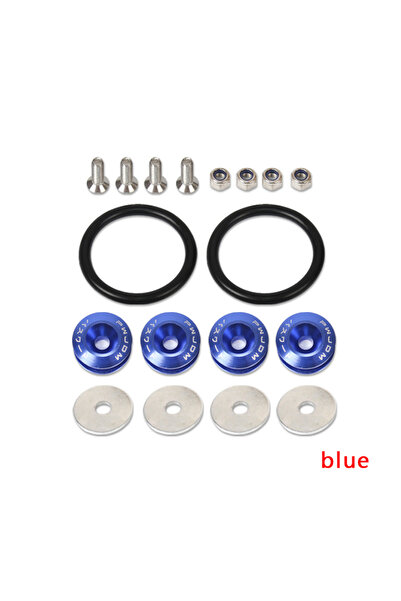 Choice Blue JDM Quick Release Fasteners Are Ideal For Front Bumpers, Rear Bum...