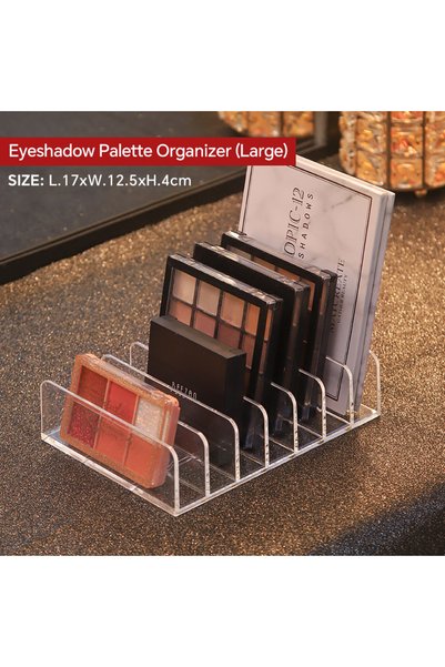Choice1 Big 1pcs 7-Compartment Makeup Organizer Desktop Eye Shadow Palette Di...
