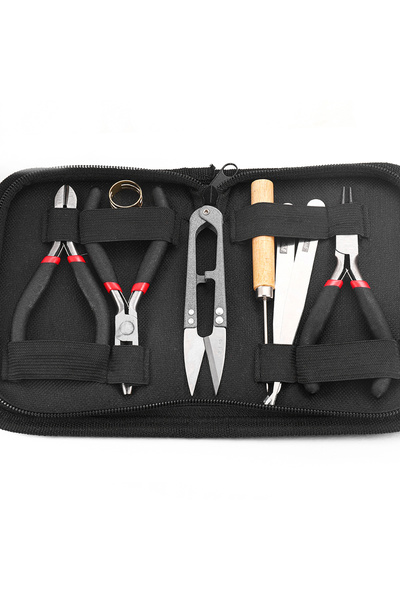 Choice4 Black 1 Pack Jewelry Making Supplies Kits with Jewelry Pliers Jump Ri...