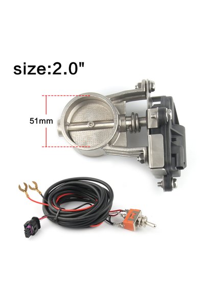 Choice 2.0 inch Electric Exhaust Control Valve2"/2.25"/2.5"/2.75"/3" Exhaust ...