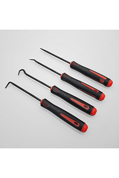 Choice3 Red 4PCS 10/4Pcs Precision Pick and Hook Set, Car Auto Oil Seal/O-Rin...